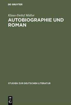 Cover Autobiographie und Roman (eBook, PDF)