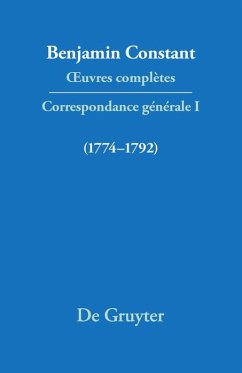 Cover Correspondance 1774-1792 (eBook, PDF)