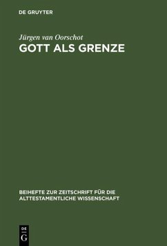 Cover Gott als Grenze (eBook, PDF)