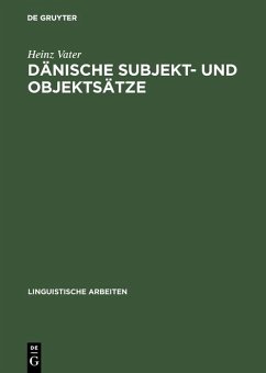 Cover Dänische Subjekt- und Objektsätze (eBook, PDF)