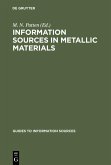 Information Sources in Metallic Materials (eBook, PDF)