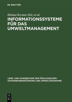 Informationssysteme für das Umweltmanagement (eBook, PDF)