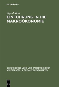 Einführung in die Makroökonomie (eBook, PDF) - Klatt, Sigurd
