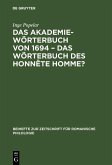 Das Akademiewörterbuch von 1694 - das Wörterbuch des Honnête Homme? (eBook, PDF)
