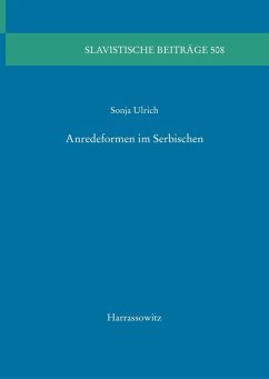 Cover Anredeformen im Serbischen (eBook, PDF)