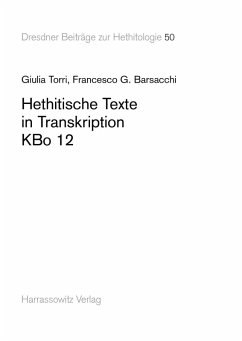 Cover Hethitische Texte in Transkription KBo 12 (eBook, PDF)