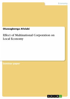 Effect of Multinational Corporation on Local Economy (eBook, PDF)