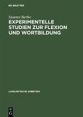 Experimentelle Studien zur Flexion und Wortbildung (eBook, PDF)