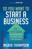 So You Want to Start a Business (eBook, ePUB)
