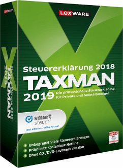 TAXMAN 2019 CD-ROM (Steuererklärung 2018)