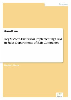 Key Success Factors for Implementing CRM in Sales Departments of B2B Companies - Krpan, Goran