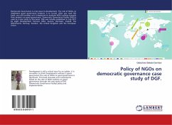 Policy of NGOs on democratic governance case study of DGF. - Bekele Damtew, Getachew