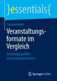 Veranstaltungsformate im Vergleich (eBook, PDF)