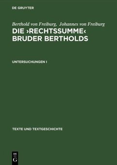 Cover Untersuchungen I (eBook, PDF)