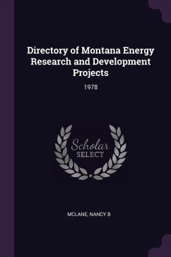 Directory of Montana Energy Research and Development Projects