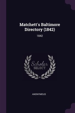 Matchett's Baltimore Directory (1842)