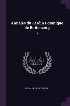 Annales du Jardin Botanique de Buitenzorg