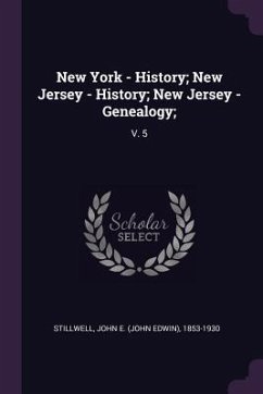 Cover New York - History; New Jersey - History; New Jersey - Genealogy;