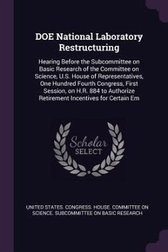 Cover DOE National Laboratory Restructuring
