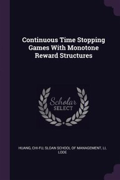 Continuous Time Stopping Games With Monotone Reward Structures