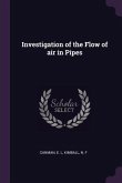 Investigation of the Flow of air in Pipes