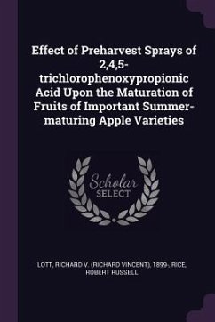 Effect of Preharvest Sprays of 2,4,5-trichlorophenoxypropionic Acid Upon the Maturation of Fruits of Important Summer-maturing Apple Varieties - Lott, Richard; Rice, Robert Russell