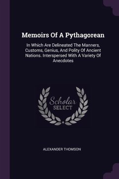 Memoirs Of A Pythagorean - Thomson, Alexander