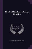 Effects of Weather on Orange Supplies