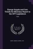 Energy Supply and Cost Trends for Montana