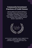 Community Investment Practices of Credit Unions