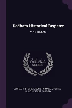 Dedham Historical Register - Tuttle, Julius Herbert