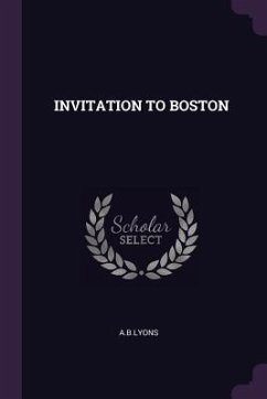 Cover Invitation to Boston