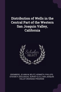 Distribution of Wells in the Central Part of the Western San Joaquin Valley, California