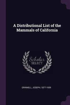 A Distributional List of the Mammals of California