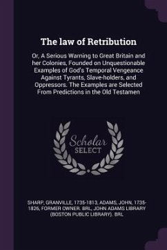 The law of Retribution - Sharp, Granville; Adams, John