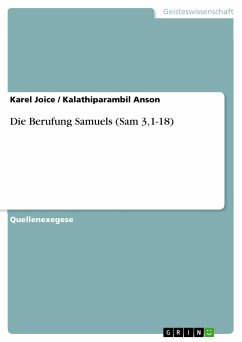 Die Berufung Samuels (Sam 3,1-18) (eBook, PDF) - Joice, Karel; Anson, Kalathiparambil