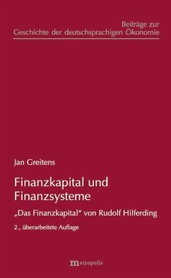 Finanzkapital und Finanzsysteme (eBook, PDF) - Greitens, Jan-Pieter