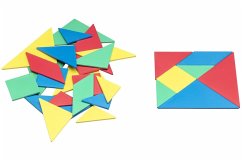 Cover farbiger Tangramsatz, 28 Teile aus RE-Plastic°