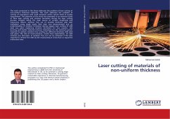 Laser cutting of materials of non-uniform thickness