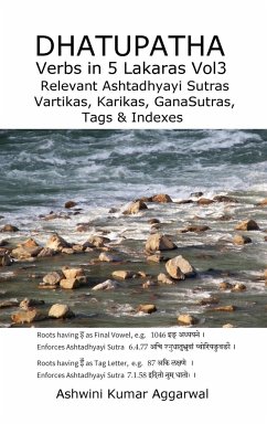 Dhatupatha Verbs in 5 Lakaras Vol3 - Aggarwal, Ashwini Kumar