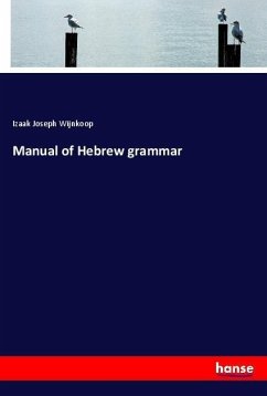 Cover Manual of Hebrew grammar