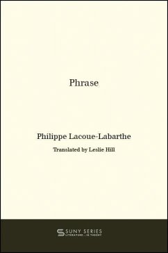 Phrase - Lacoue-Labarthe, Philippe