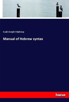 Manual of Hebrew syntax - Wijnkoop, Izaak Joseph