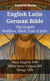 English Latin German Bible - The Gospels - Matthew, Mark, Luke & John (eBook, ePUB)