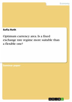 Optimum currency area. Is a fixed exchange rate regime more suitable than a flexible one? (eBook, PDF)