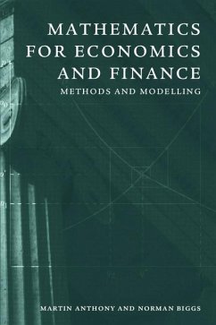 Cover Mathematics for Economics and Finance (eBook, ePUB)