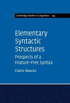 Elementary Syntactic Structures (eBook, ePUB) - Boeckx, Cedric