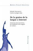 De la genese de la langue a Internet (eBook, ePUB)