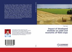 Impact of developed modules on yield and economic of field crops - Singh, Rajiv