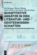 Quantitative Ansätze in den Literatur-... - Bild 1